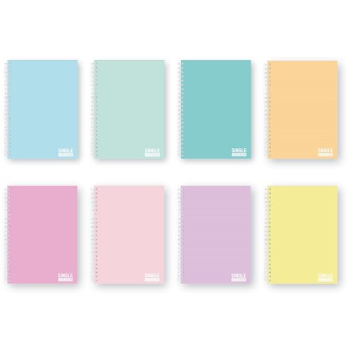 Blok kolegij a5 tp črtan spree 100l mix pastel 40727 SPREE Slike