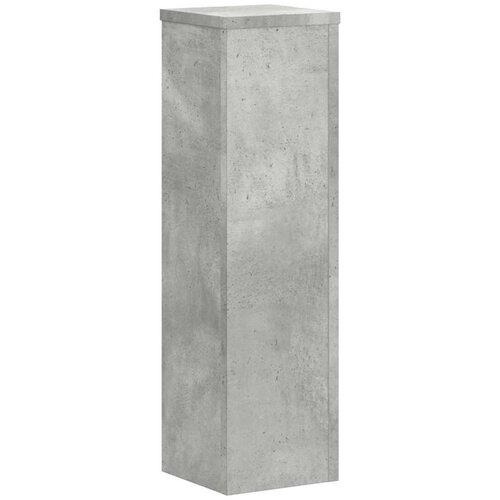  Stalci za biljke 2 kom siva boja betona 17 x 17 x 60 cm drveni Slike