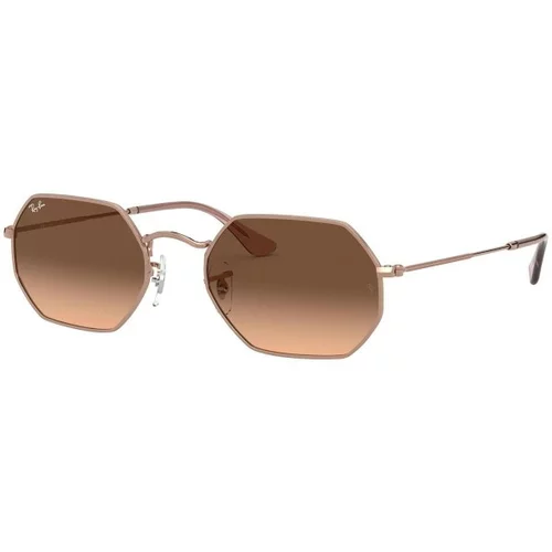 Ray-ban Octagonal Classic RB3556N 9069A5 ONE SIZE (53) Zlata/Rjava