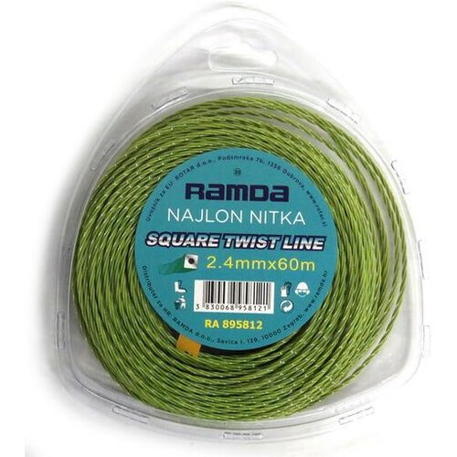 Ramda spiralasta najlon nitka 2,4mmX60m RA 895812 Slike