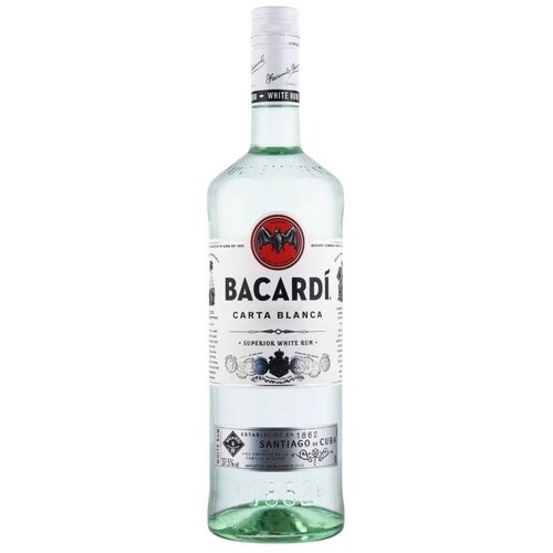 Bacardi Carta Blanca Rum 1.0L NRGB Slike