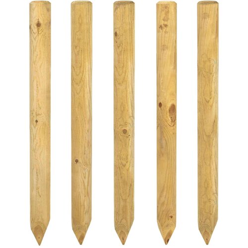  Ograde 5 kom. Zelena 60 cm Masivna borovina Slike
