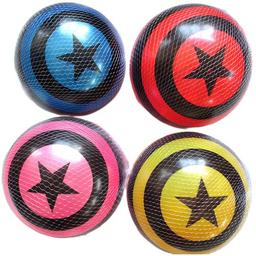Magic Toys Gumijasta žoga z velikim zvezdnim vzorcem v 23cm velikosti v več različicah Cene