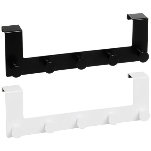 Casa Selecci&amp;oacute;n Bel/črn kovinski obe&amp;scaron;alnik za vrata 35 cm &amp;ndash; Slike