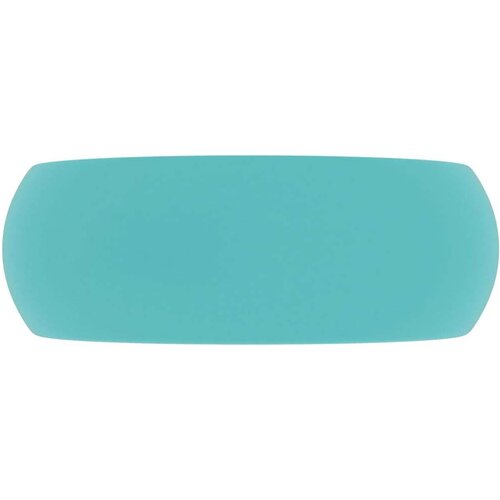  Luksuzni okrugli umivaonik mat svjetlozeleni 40x15 cm keramički Slike