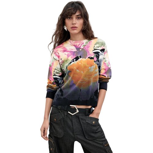 Desigual Puloverji JERS_ROSE DEGRADE_LACROIX 26WWJF49 Večbarvna Slike