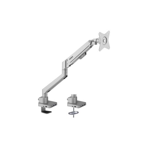 SpeaKa Professional br> <br> SP-MM-600<br> 1-struki<br> stolni nosač za monitor<br> 43,2 cm (17'') - 81,3 cm (32'')<br> tehnologija plinskog tlaka, integrirana priključna stanica, nagibni, ok... Cijene