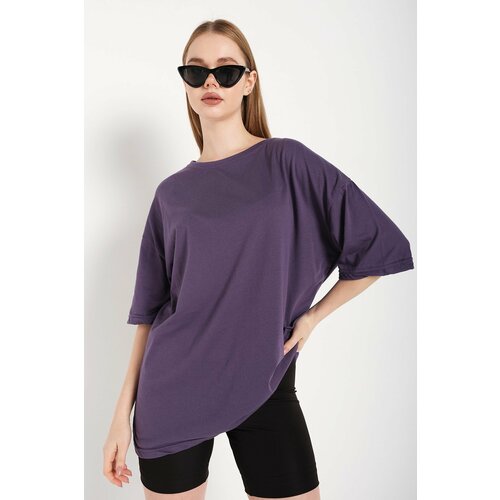 K&H TWENTY-ONE women's Purple Oversized T-shirt Slike