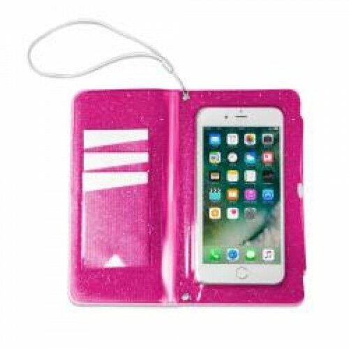 Celly vodootporna futrola SPLASHWALL18 za mobilne telefone/ pink Slike