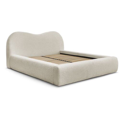 Bobochic Paris Bež tapecirani bračni krevet s prostorom za odlaganje s podnicom 140x190 cm Orlane &amp;ndash; Slike