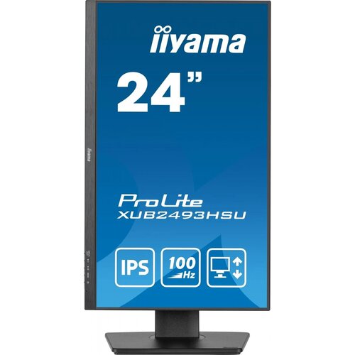Iiyama Prolite XUB2493HSU-B7 Business Monitor - 60.5 cm (23.8"), FULL HD (1920x1080), IPS LED, 100Hz, 300 cd/m², matte / black Cijene
