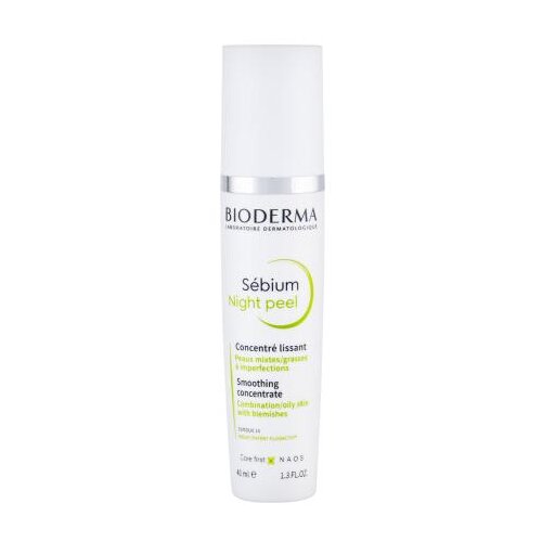Bioderma S&amp;eacute;bium Night Peel izglađujući serum za lice 40 ml za ženske Slike