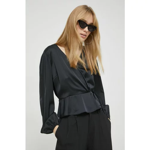 Abercrombie & Fitch Bluza za žene, boja: crna, glatka