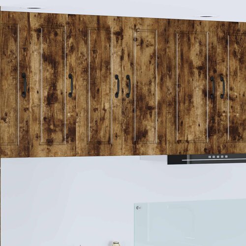  Ormar za Zid 2 pcs Dimljeni hrast 30 x 31 x 80 cm Cijene