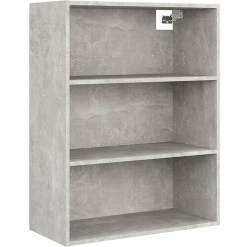 Maison Chic Viseča Stenska omarica - Zidna omarica betonsko siva 69,5x32,5x90 cm iu737, (22063024) Slike