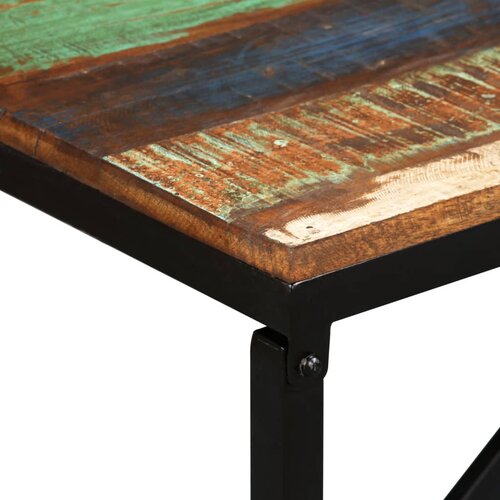  Klupa od masivnog obnovljenog drva 110 x 35 x 45 cm Slike
