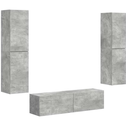3 pcs Betonsko siva - - Siva - 56.59 - 30 x 31 x 60 cm - 2025-vidaXL-Uvoz_2 Slike