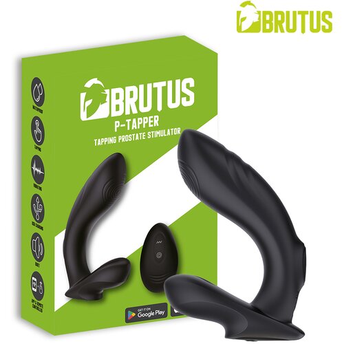 Brutus P-Tapper Tapping Prostate Stimulator with App Black Slike