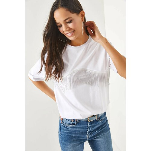 Olalook T-Shirt - White - Oversize Slike