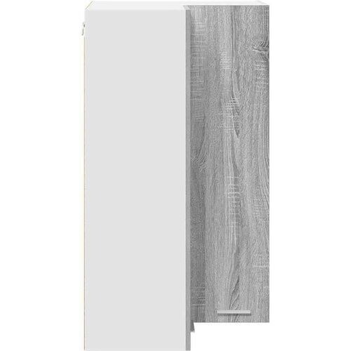VidaXL viseći ormarić riga sonoma hrast i bijela 57 x 57 x 100 cm Slike