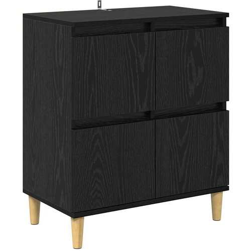  Kreveta Crni hrast 60 x 35 x 70 cm Konstruirano drvo Slike