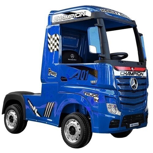 Kamion na akumulator Mercedes Actros 4x4 MP4- plavi/lakirani Slike