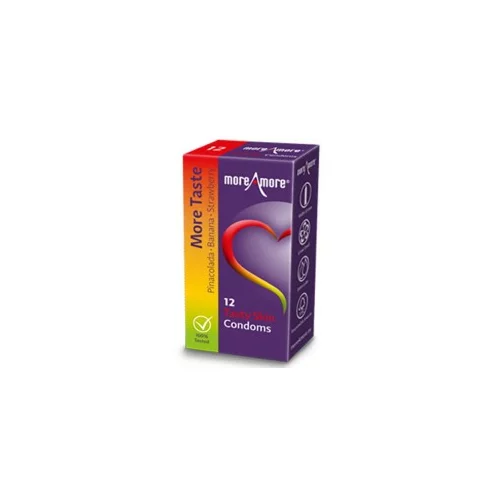moreAmore Kondomi Tasty Skin 12/1