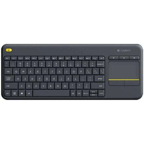  Tipkovnica logitech k400 plus wireless touch, unifying, črna, slo NN Cene