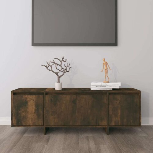 vidaXL TV ormarić boja dimljenog hrasta 120 x 30 x 40,5 cm od iverice Cijene