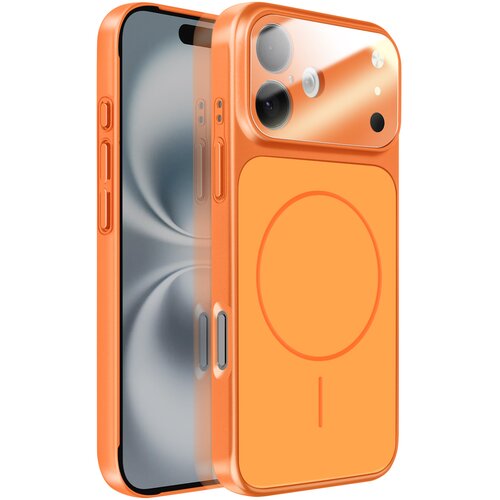 AVIZAR Trd MagSafe ovitek za iPhone 16 z za&scaron;čito kamere, Oranžna, (5000274545) Cene