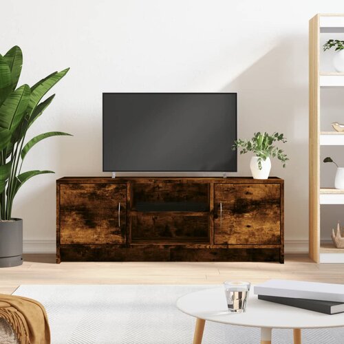 TV ormarić boja dimljenog hrasta 102x30x37,5 konstruirano drvo Slike