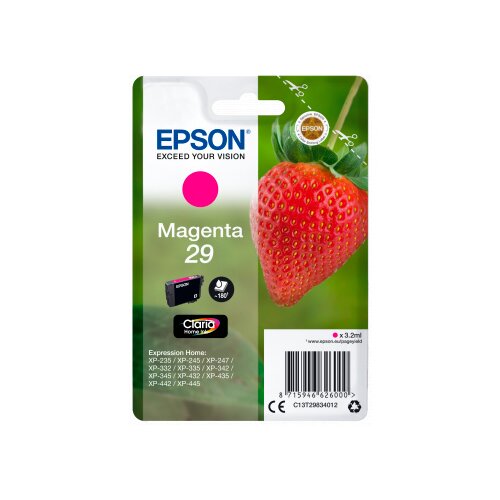 Epson Original Singlepack Magenta 29 Claria Home Ink Cartridge, (21406429) Cene