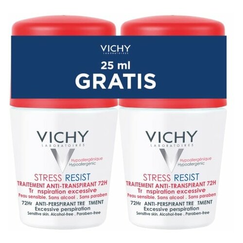 Vichy stress resist dezodorans roll on protiv znojenja 72h 2x50ml Cene