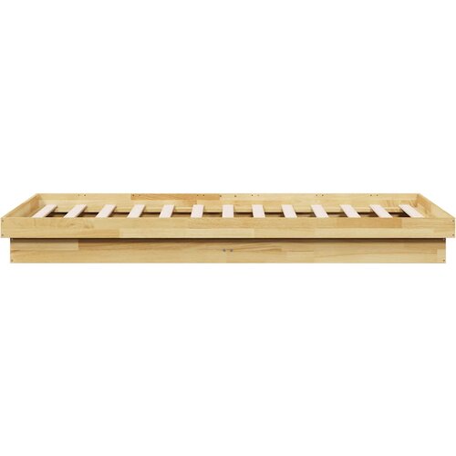 VidaXL okvir kreveta bez madraca 80x200 cm masivne hrastovine Slike