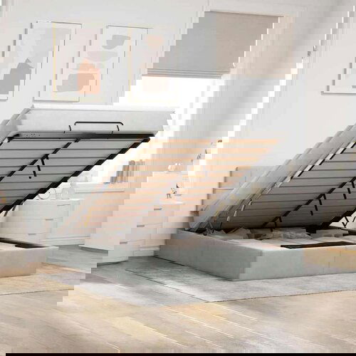  Otomanski krevet s madracem svijetlosivi 140x190 cm baršunasti Cijene