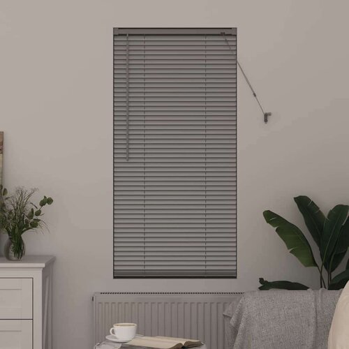  Zavjesa za prozor sa zavjesama Srebrna 80 x 130 cm Aluminij Slike