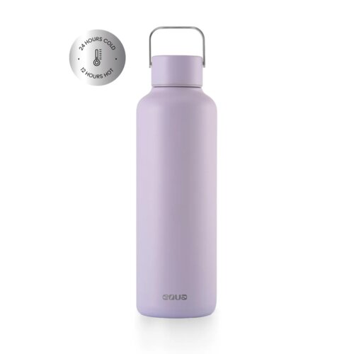 Equa termo steklenička Timeless kovinska, 600 ml lavender Cene