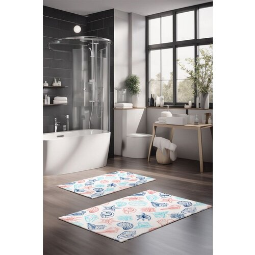  CT-5231 multicolor bathmat set (2 pieces) Cene