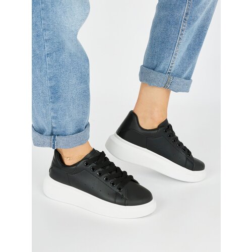 Shelvt Women's black platform trainers Cijene