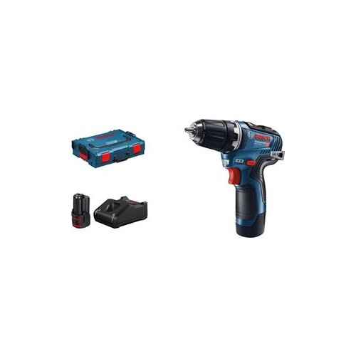 Bosch GSR 12V-35 akumulatorska bušilica-odvrtač (2x3.0 Ah, punjač, kofer) Slike