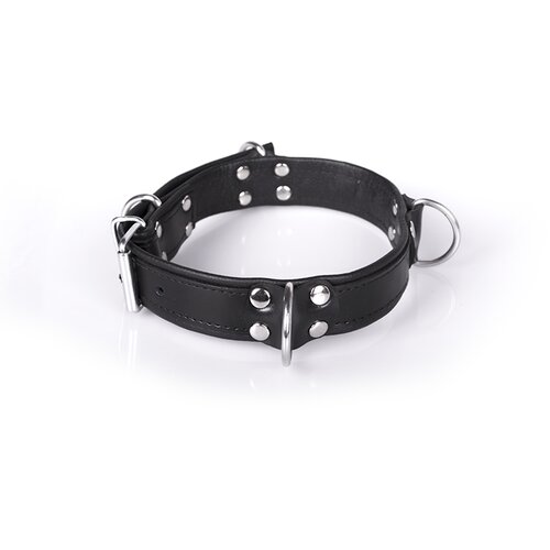 Kiotos Leather Deluxe Bondage Collar Black Slike