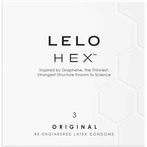 Lelo Hex Original - luksuzni kondom (3 kosi)