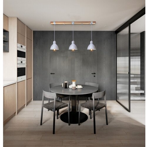  Luster na sajli 3xE27/40W/230V bela Slike
