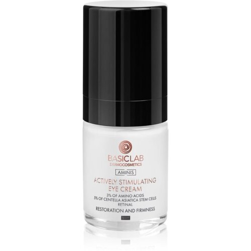 BasicLab Dermocosmetics Aminis gladilna in učvrstitvena krema za predel okoli oči za noč 18 ml Cene