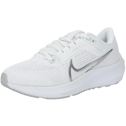Nike Tenisice za trčanje 'Air Zoom Pegasus 40' srebro / bijela