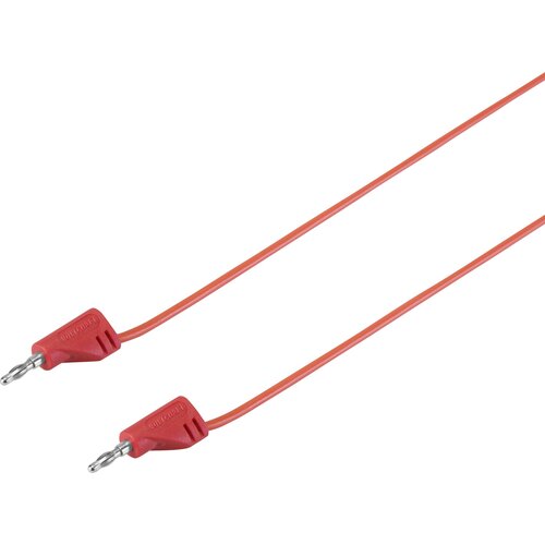 Voltcraft MSB-200 merilni vod lamelni vtič 2 mm lamelni vtič 2 mm 0.90 m rdeča 1 kos, (20422853) Cene