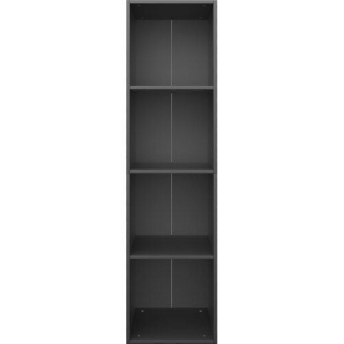  za knjige/TV crni 36 x 30 x 143 cm konstruirano drvo Slike