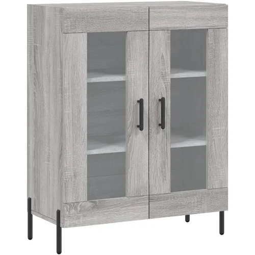 MAISON CHIC Komoda - Predalnik siva sonoma 69,5x34x90 cm inženirski les, (21717819)