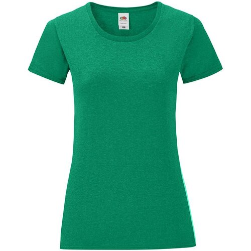 Fruit Of The Loom Iconic Women's Green Women's T-shirt Slike
