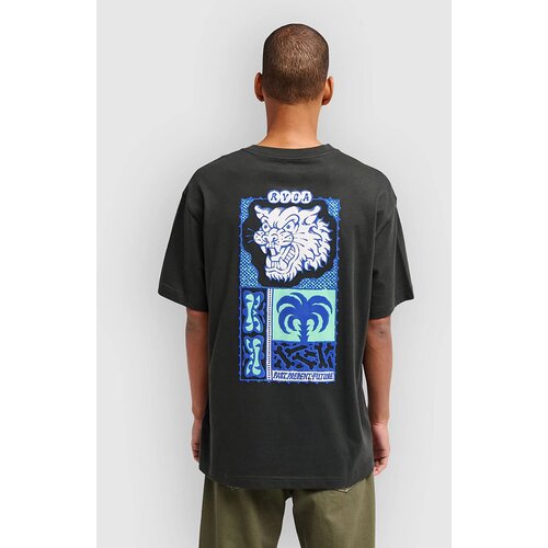 Rvca Dalas Tiger Palm T-Shirt pirate black Slike